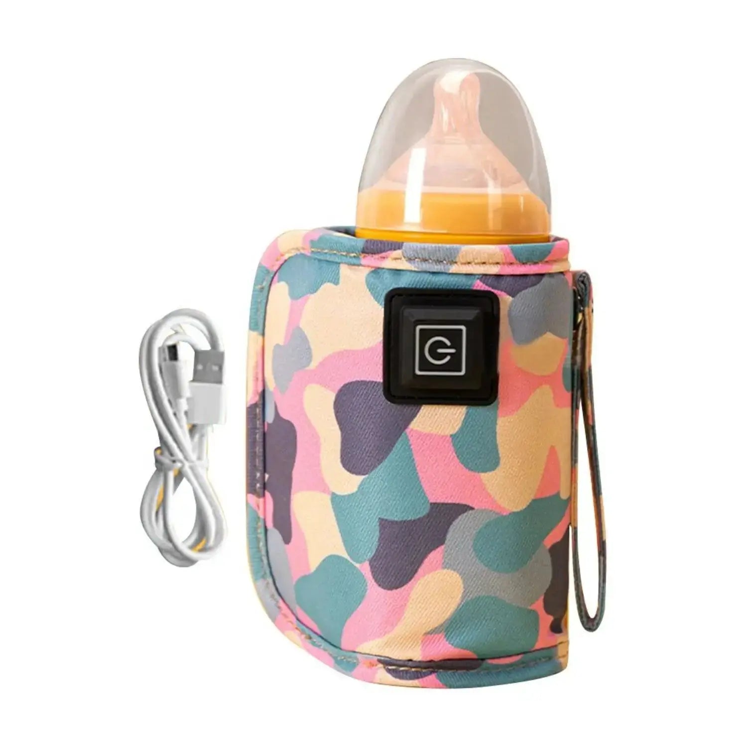 USB Milk Bottle Warmer For Travel Insulated Bag Stroller Kit Baby Nursing Heater Safe Outdoor Winter