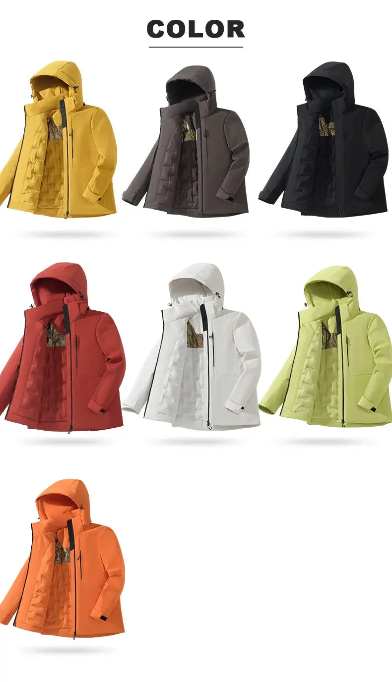 JNLN Unisex Waterproof Fleece Jackets set by Simples Market in 7 colorways