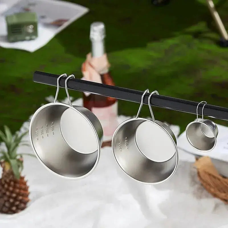 300ml Sierra Cup Outdoor Stainless Steel Coffee Cup Tea Cup For Camping Hiking Picnic Barbecue Portable Tableware