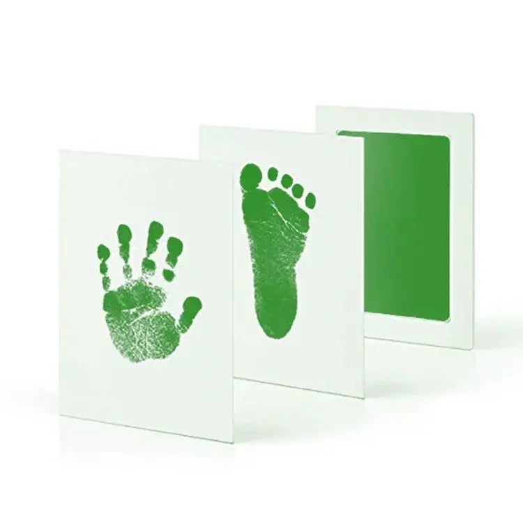 Safe Non Toxic Baby Footprint Kit Inkless No Touch Handprint For 0 To 12 Months Newborn Souvenir
