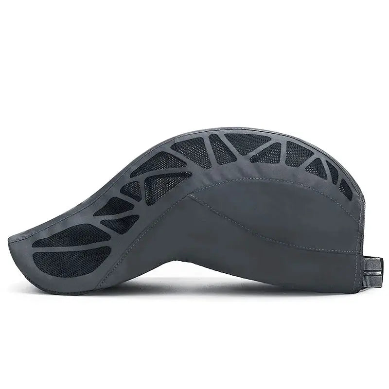 Men Quick Dry Sun Hat Breathable Mesh Sports Cap For Golf And Cycling Newsboy Flat Ivy Cap