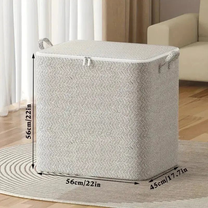 HomeHaven Large Capacity NonWoven Storage Bag For Closet And Wardrobe Durable Organizer For Quilts And Clothes