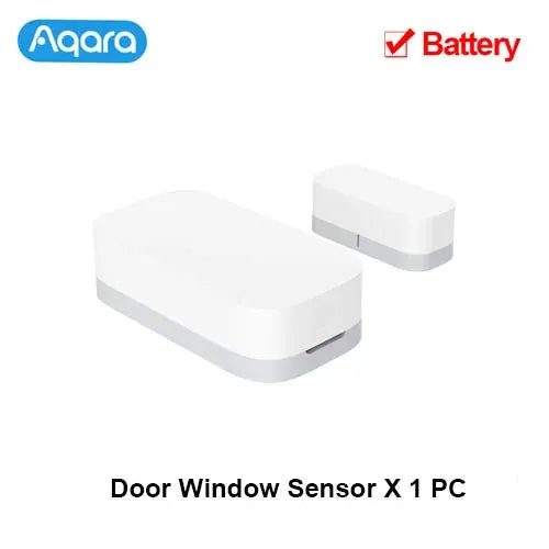 Aqara door window sensor pair, white wireless sensors, 2-piece set