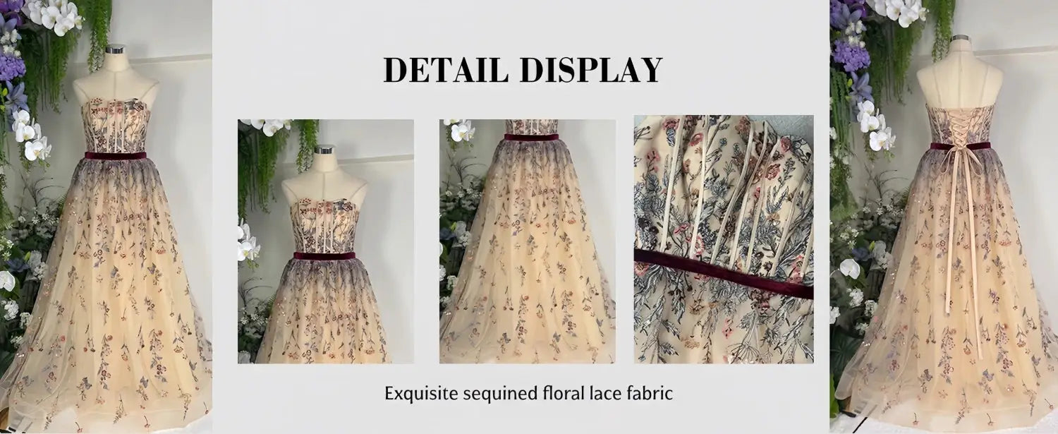 Lucy Customized Evening Dress A Line Gown for Special Occasions