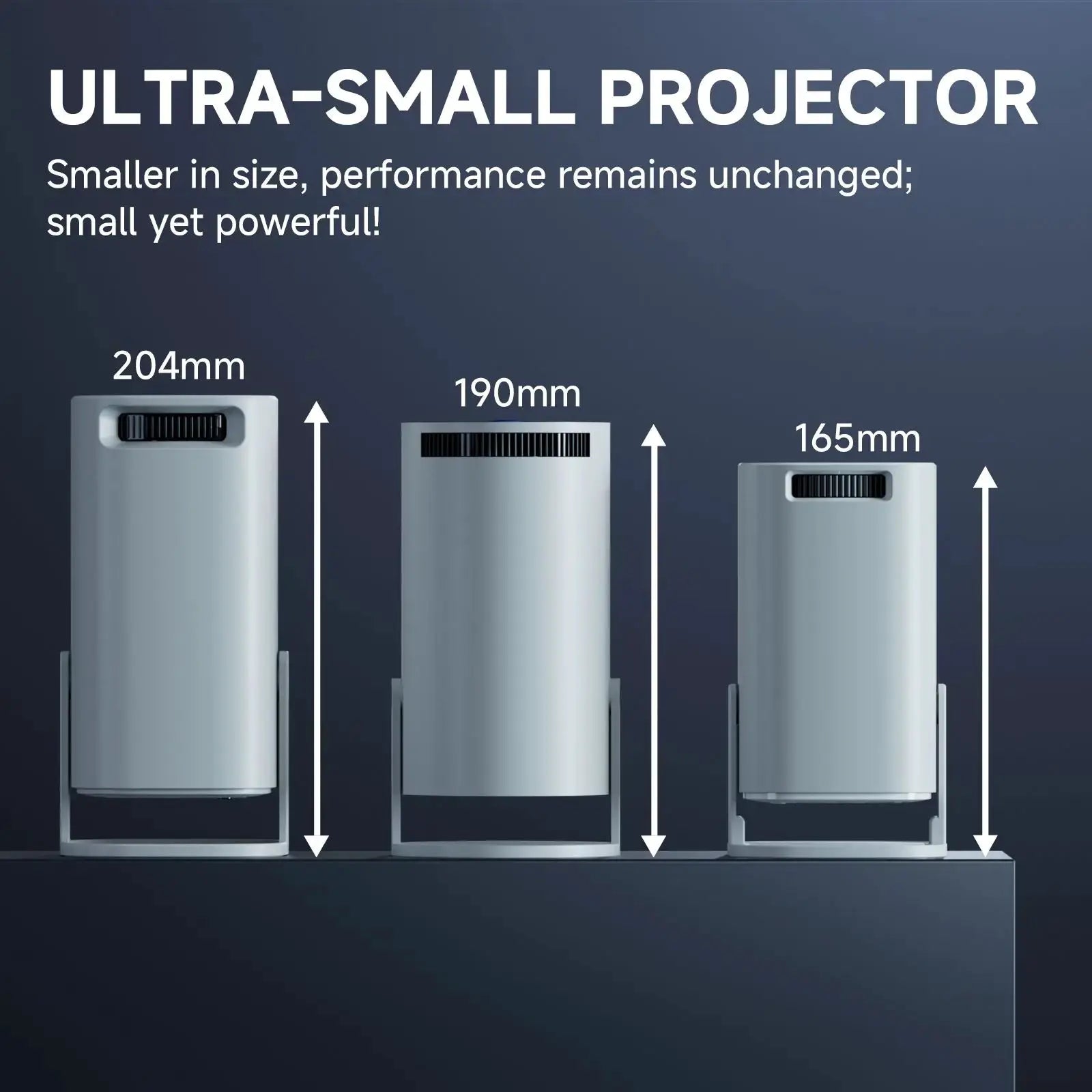 P30PRO Android 14 Smart Mini Projector WiFi 6 Bluetooth 5.0 4K Support