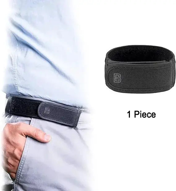 Buckle Free Waist Belt Unisex Elastic No Buckle Belt Ultra Soft Comfortable Fashion Belt Loop Men Women