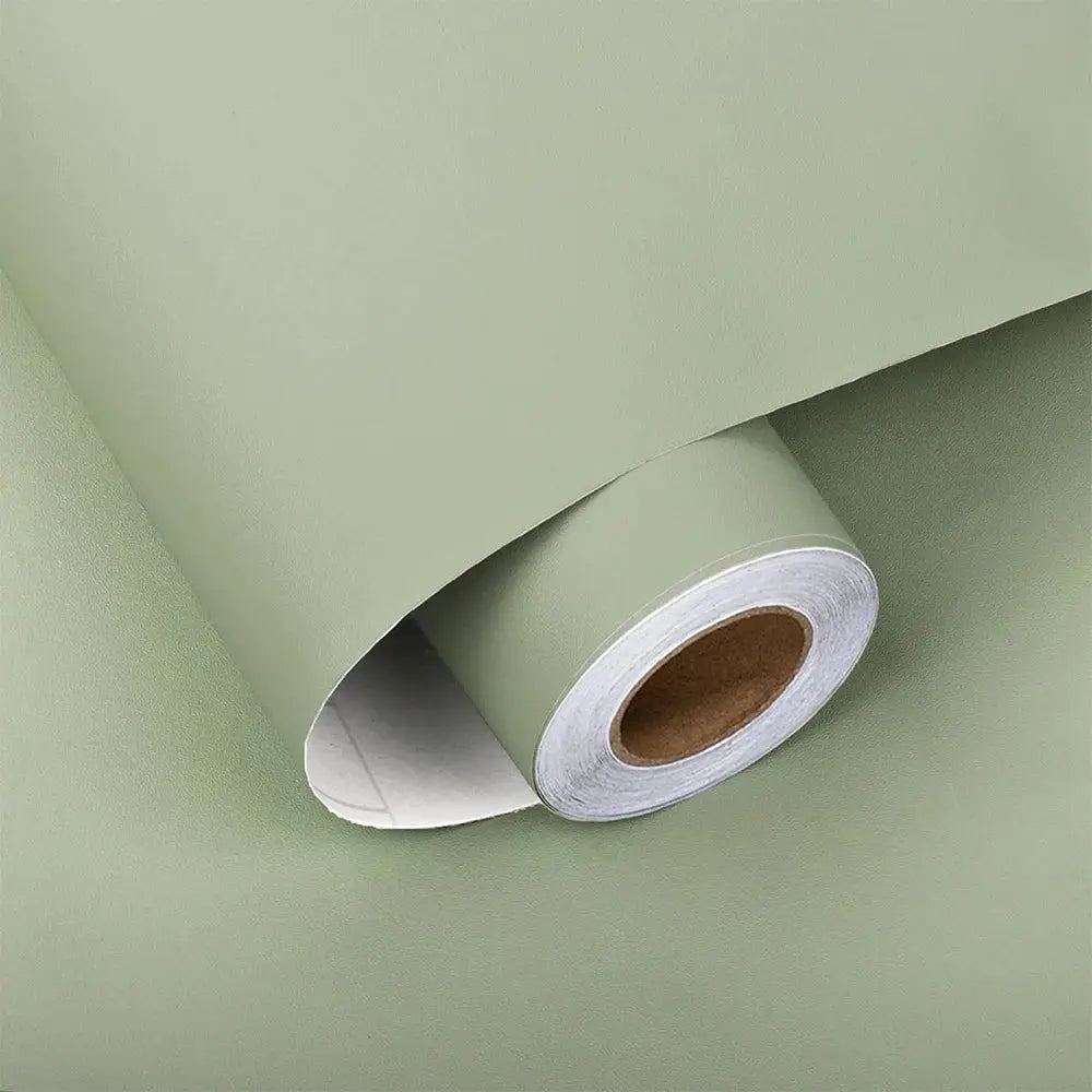 Thickened Pure Black Removable Waterproof Wallpaper Matte Self Adhesive Contact Paper for Walls Counters Cupboards PVC