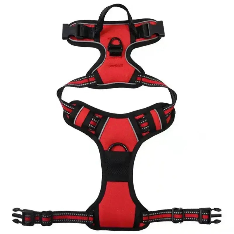 Reflective Adjustable Breathable Vest Chest Strap Harness For Small Medium Large Dogs Cats Puppies Pet Collar Accessory