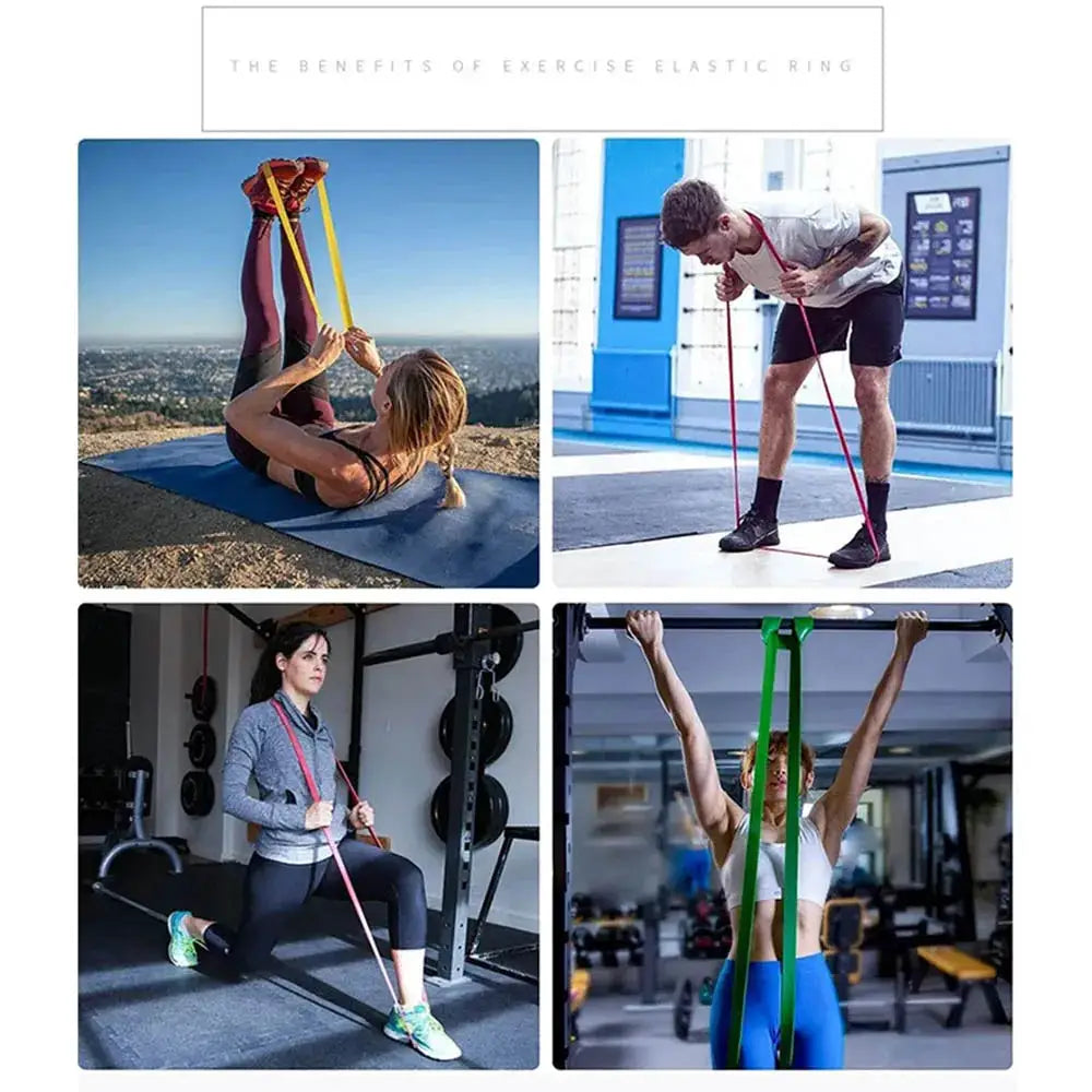 Pull Up Resistance Bands For Home Gym Workouts Portable Exercise Bands For Muscle Training And Strength