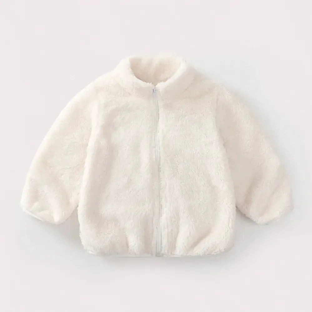 Pink Girls Winter Thermal Fleece Jacket Coat For Toddlers And Kids 0 6Y Warm Korean Outerwear