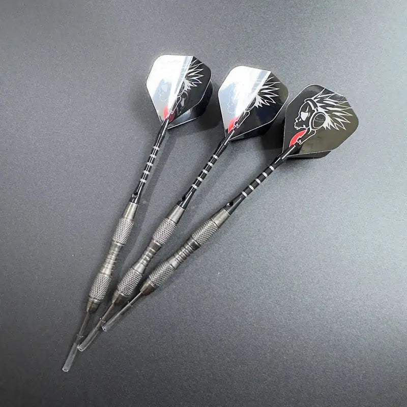 Dart game 3 Piece Set 20g Imitation Tungsten Steel Needle Darts With Black Aluminum Rod For Professional Competition And Training