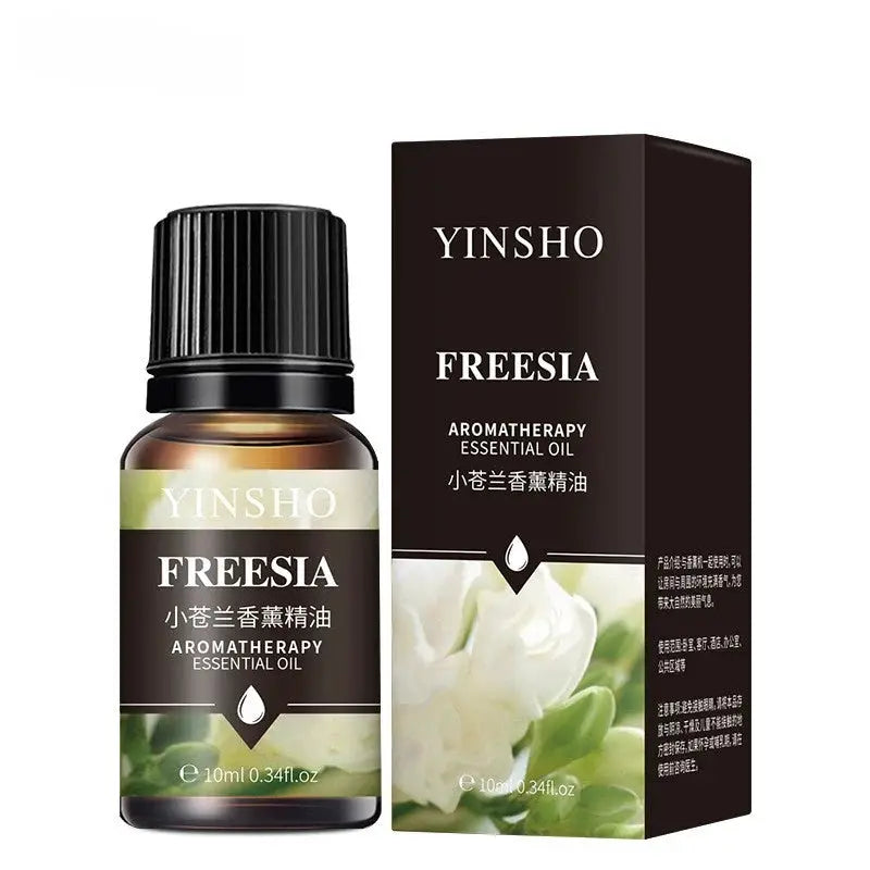 17 Flavors 10ml Essential Oils Set For Aroma Diffuser And Humidifier Lavender Rose Eucalyptus White Peach Oolong