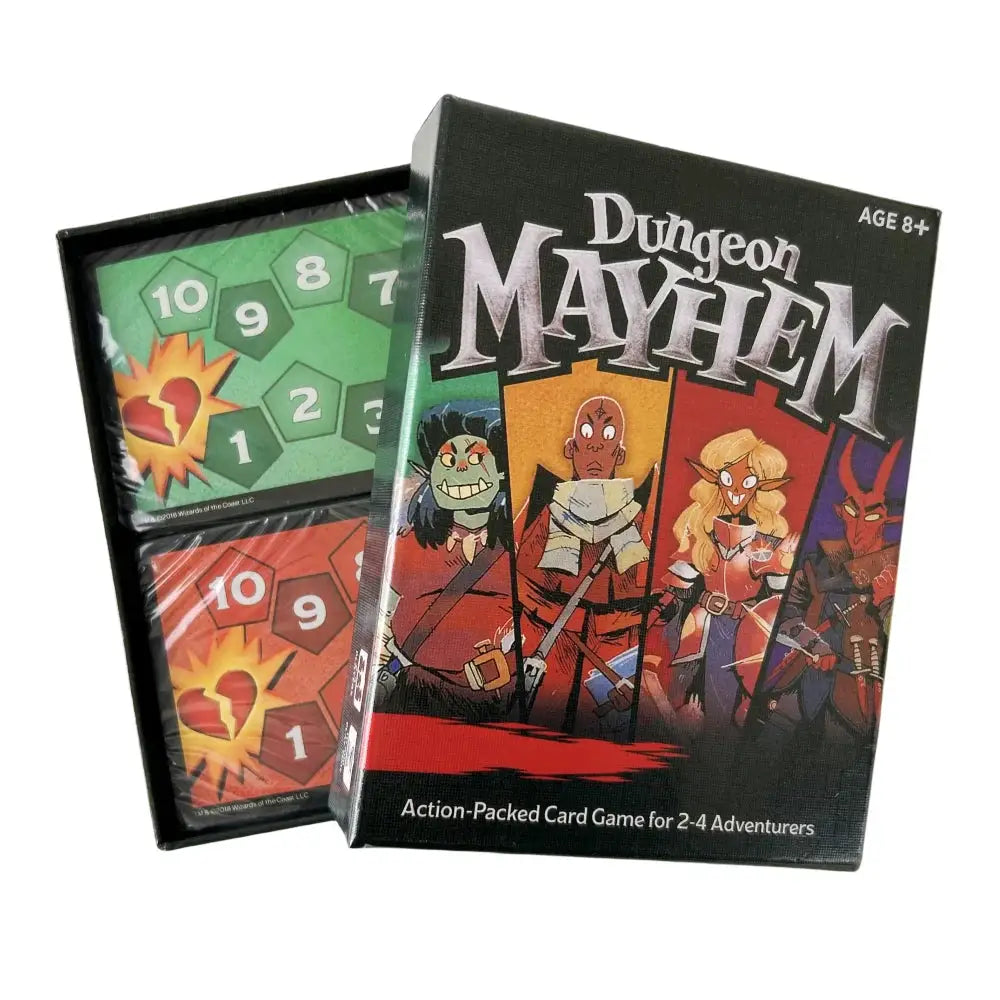 3 Styles Family Fun Card Game Dungeon Mayhem For Family Parties And Adventure Deck