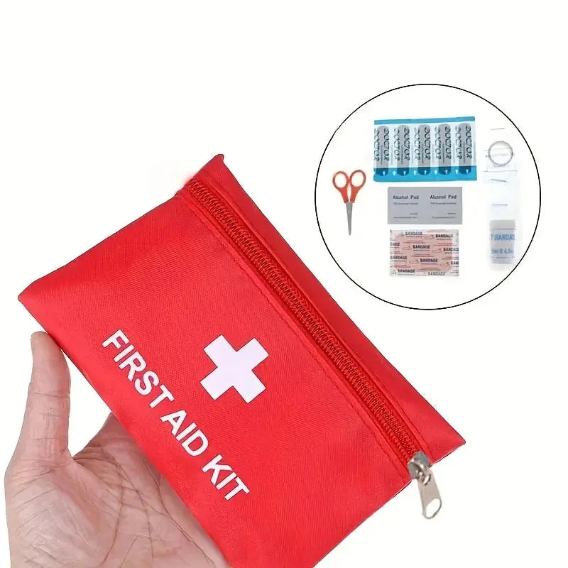 12 Piece Tactical First Aid Kit For Car Emergency Survival Camping Medical Bag Waterproof Oxford Cloth