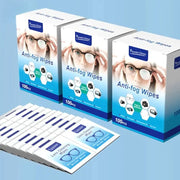 SureView Glasses Cleaner Wipes Disposable Anti Fog Microfiber Lens And Screen Cleaning 100 Count Box