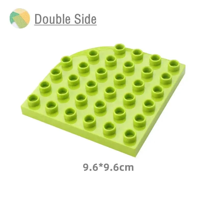 9 Sizes Big Building Plastic Blocks Base Plates Compatible With Large Bricks And Assembly Figures For Kids Toys