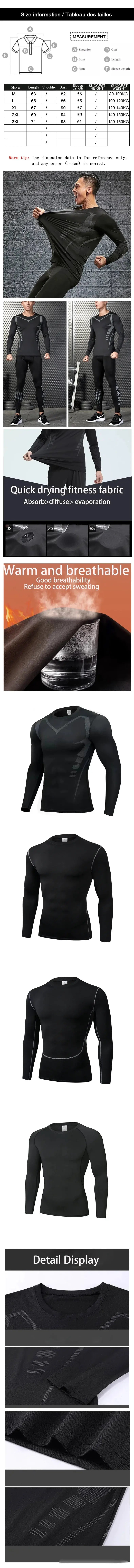 Simples Market men's black quick-dry compression T-shirt for running and gym; multiple views show athletic fit.