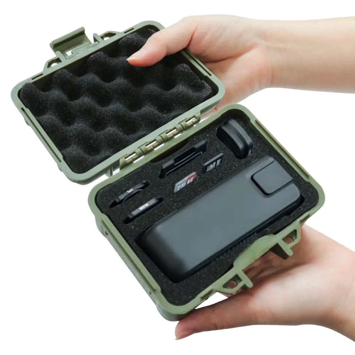GuardPro Outdoor Shield Hard Case With Anti Shock Foam For Fragile Items And Small Electronics