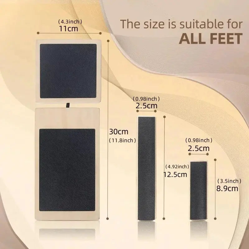 Single Foot Balance Board Ankle Strengthener For Physical Therapy And Posture Correction Non Slip Wood Wobble Board