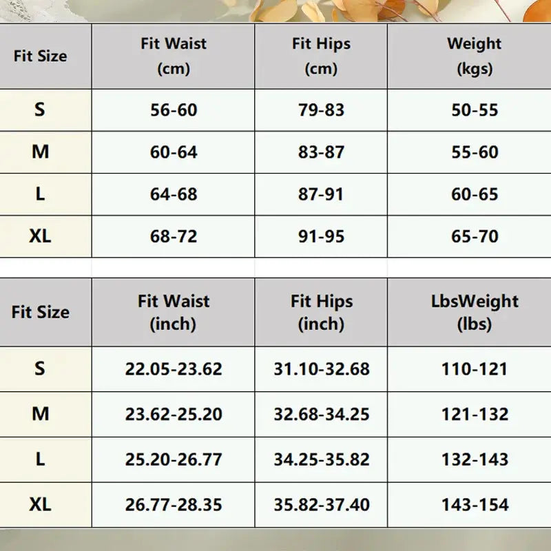 New 3Pcs women's cotton briefs size chart by Simples Market showing waist and hip measurements S–XL