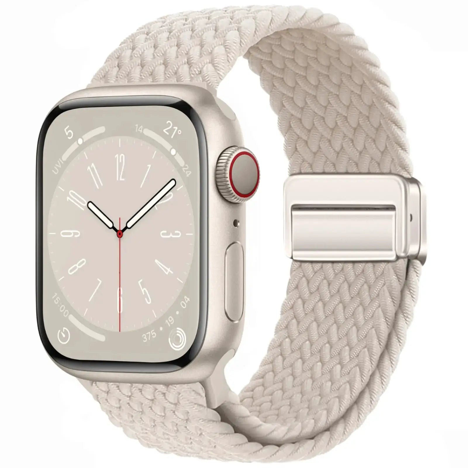 Braided Strap For Apple Watch Bands 40mm 45mm 41mm 44mm 42/46mm 49mm magnetic Bracelet iWatch series se 7 5 6 8 9 10 11 Ultra3 2