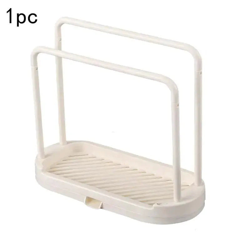 SwiftSavor Kitchen Rag Drain Stand Hygienic Ventilated Drainage Shelf For Sponges And Rags
