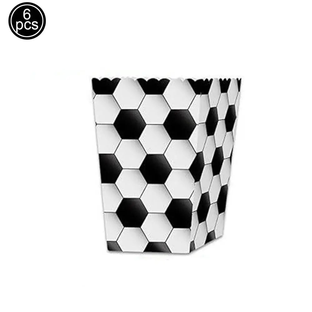 Soccer Theme Disposable Tableware Set Plates Cups Napkins Tablecloth