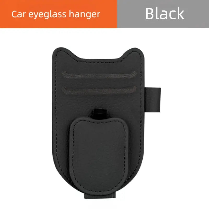 Magnetic Car Sunglasses Holder Sun Visor Clip Eyeglasses Hanger Portable Ticket Card Clip Auto Accessories