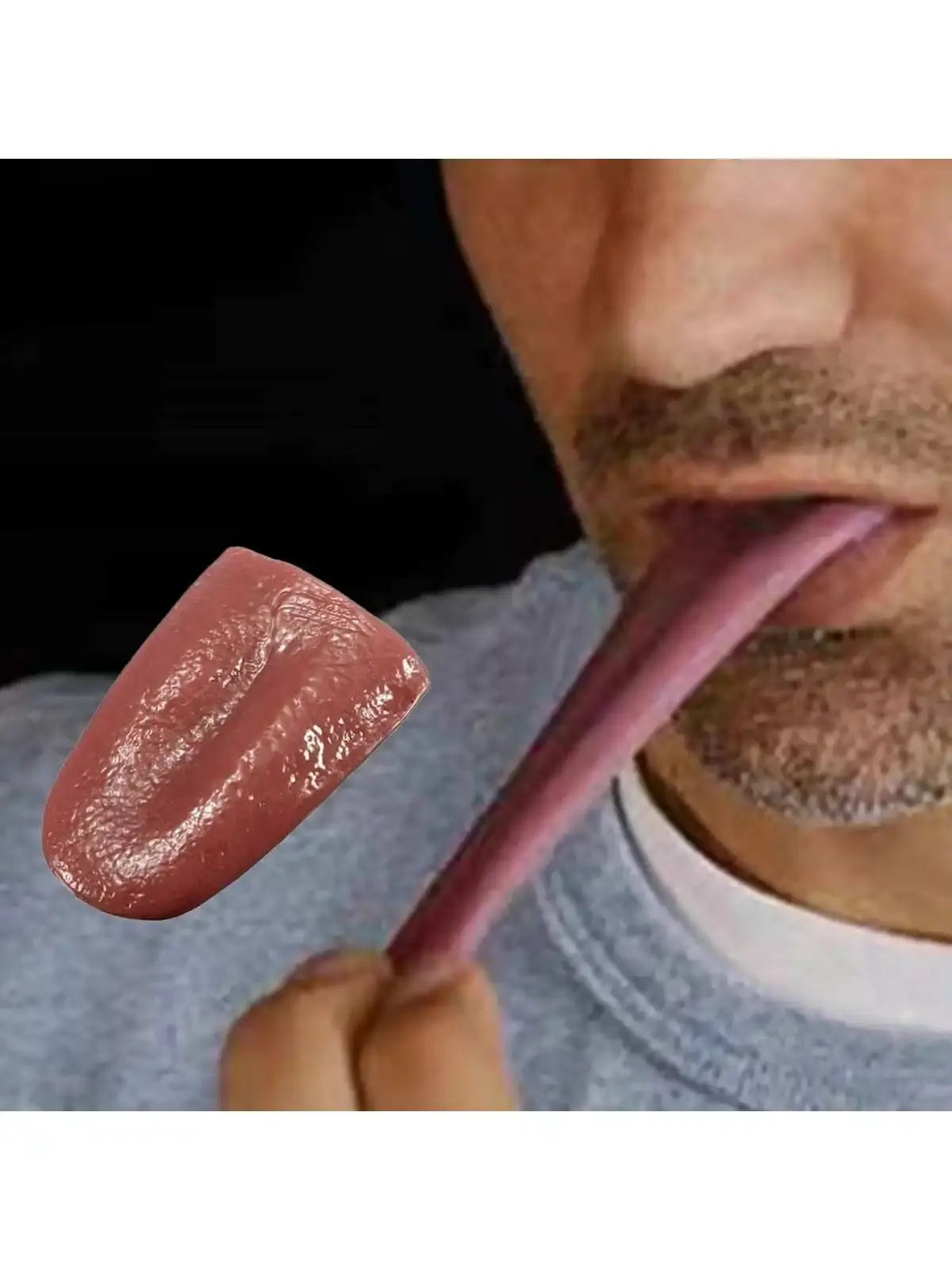 Realistic Rubber Tongue Prank Toy Silicone Halloween Trick For Kids And Party Fun