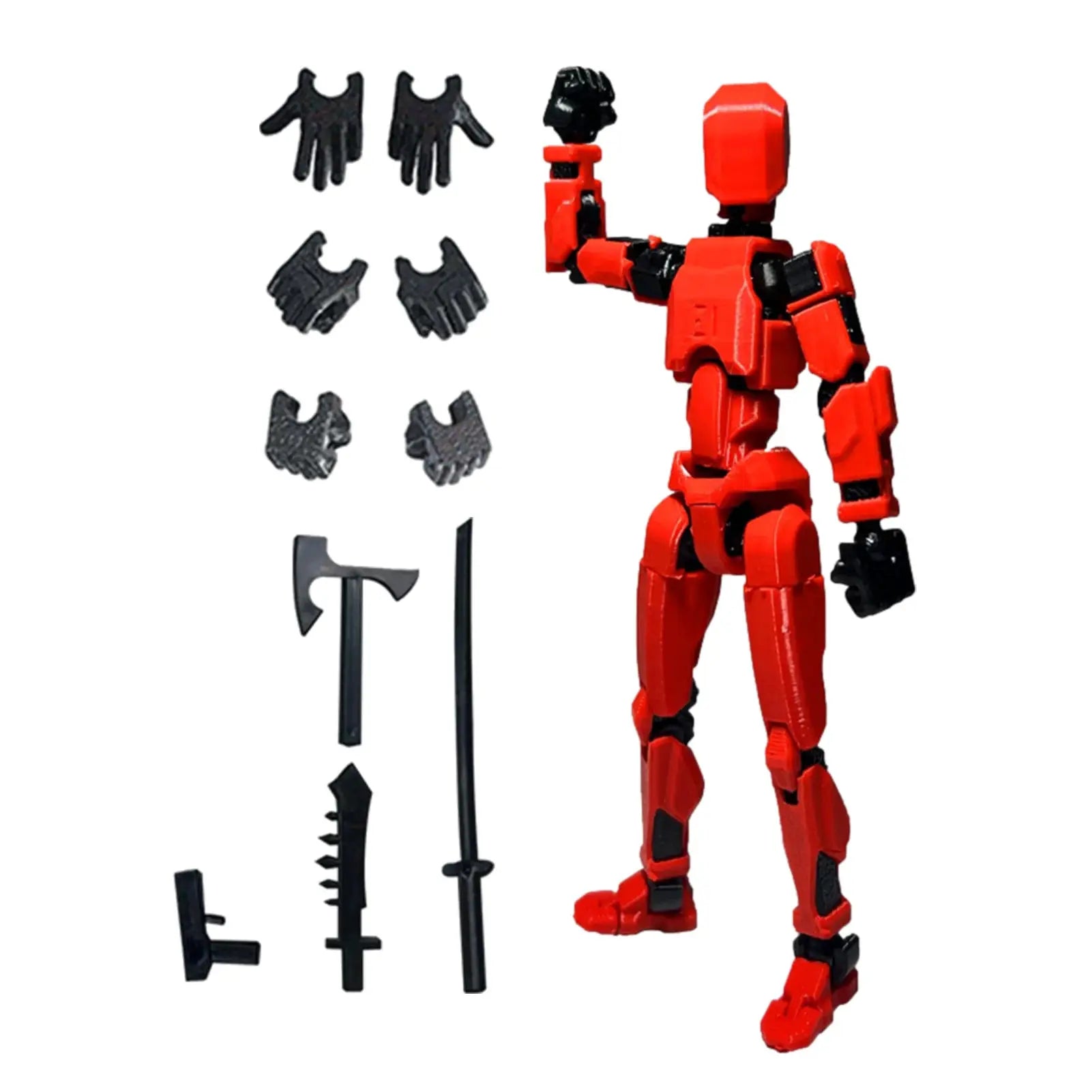 13 Joints Articulated Movable Dummy Doll For Diy Assembly 3D Printed Action Figure Stop Motion Animation