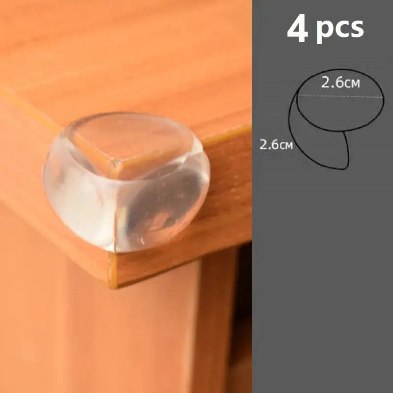 4 Pieces And 10 Pieces Children Baby Safety Silicone Corner Edge Protectors Anticollision Table Guards
