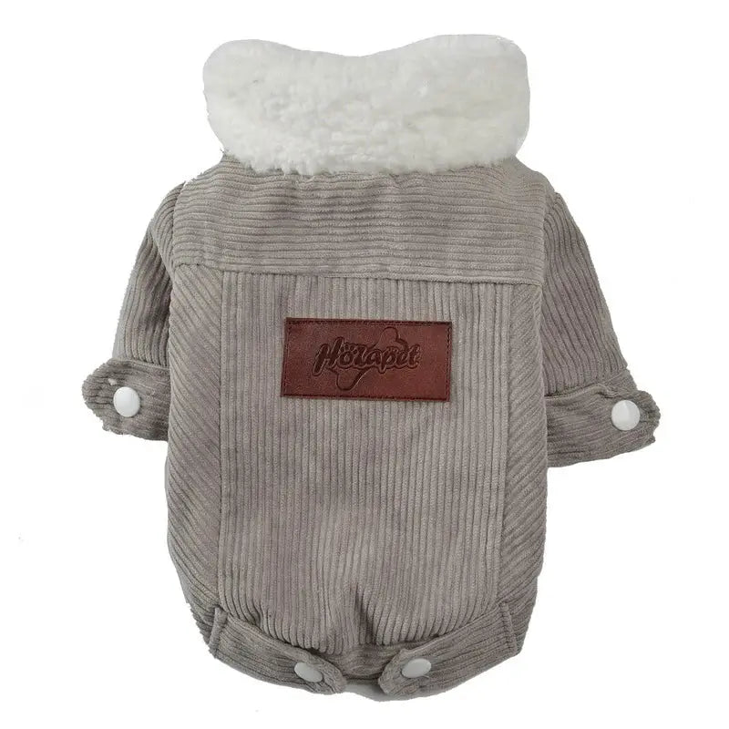 Autumn Winter Fleece Warm Dog Jacket Coat For Small Medium Dogs And Cats Cozy Thickened Schnauzer Pug Outfit