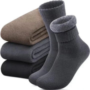 CozyNest Women Boot Socks Set Of 3 Pairs Thick Thermal Winter Cotton Warmth For Outdoor Wear