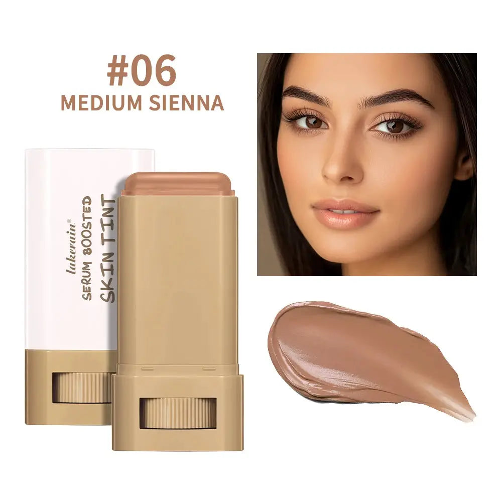 LuminaSkin Skin Tint Foundation Stick Serum Boosted Hydration High Coverage for Natural Plump Finish