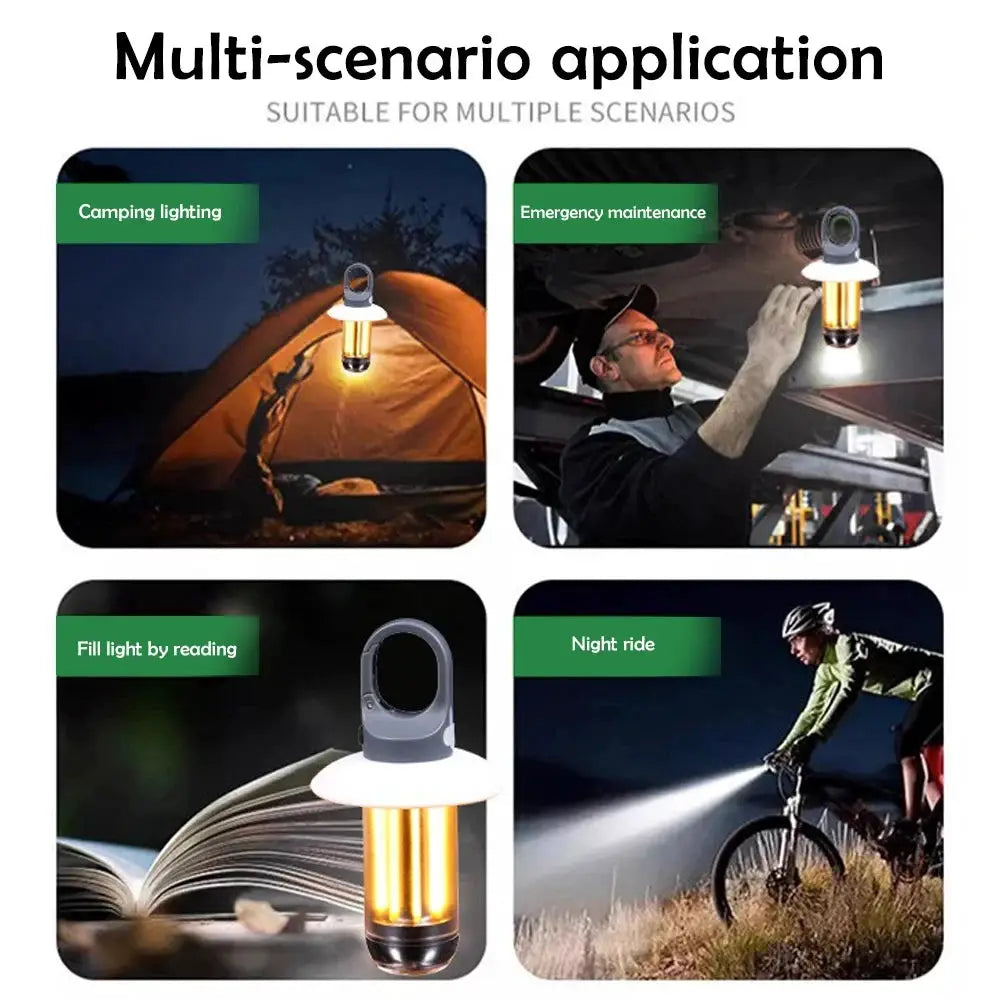 TrailBright LED Camping Lantern Rechargeable With 5 Modes Ultra Bright Portable Tent Light
