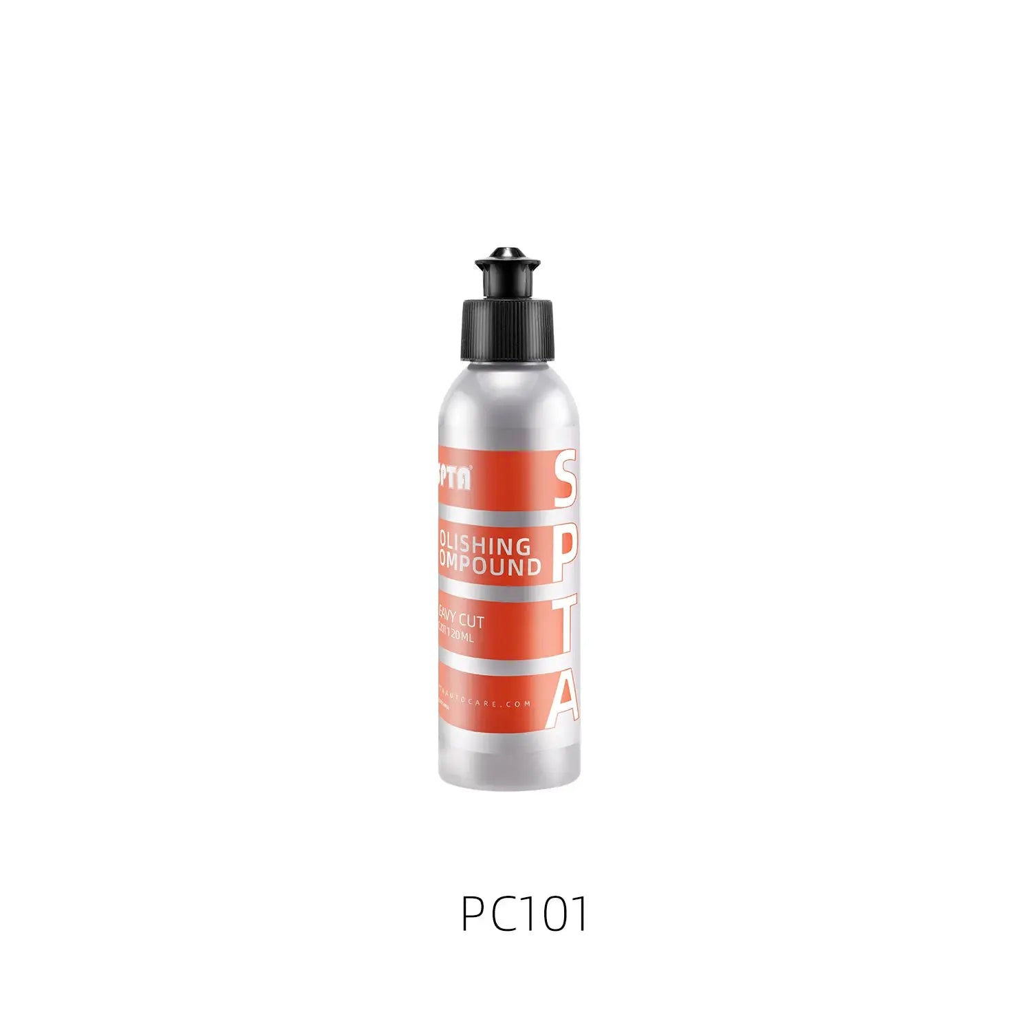 SPTA polishing compound bottle by Simples Market with red label and black flip-top cap