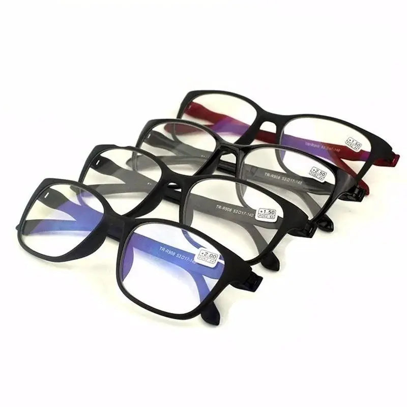FG New Reading Glasses Anti Blue Light Presbyopic For Fatigue Free Reading And Computer Use Unisex Rectangular Frames