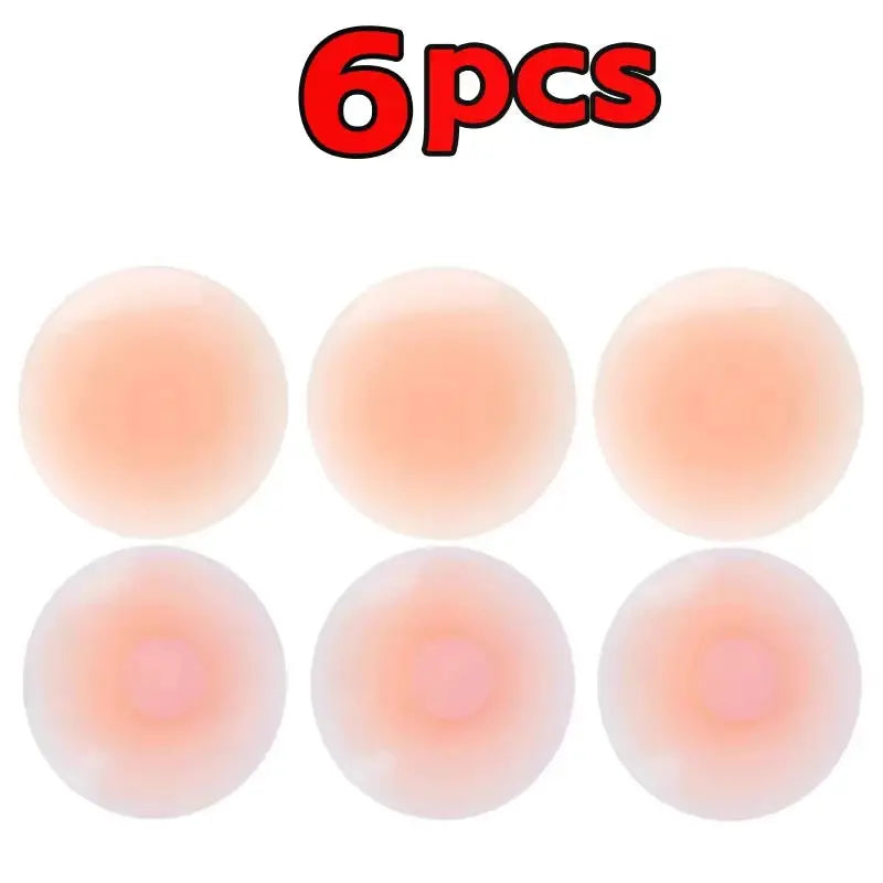 Reusable Silicone Nipple Covers For Women Soft Nipple Pasties Breast Petals Invisible Under Clothing Strapless Bra