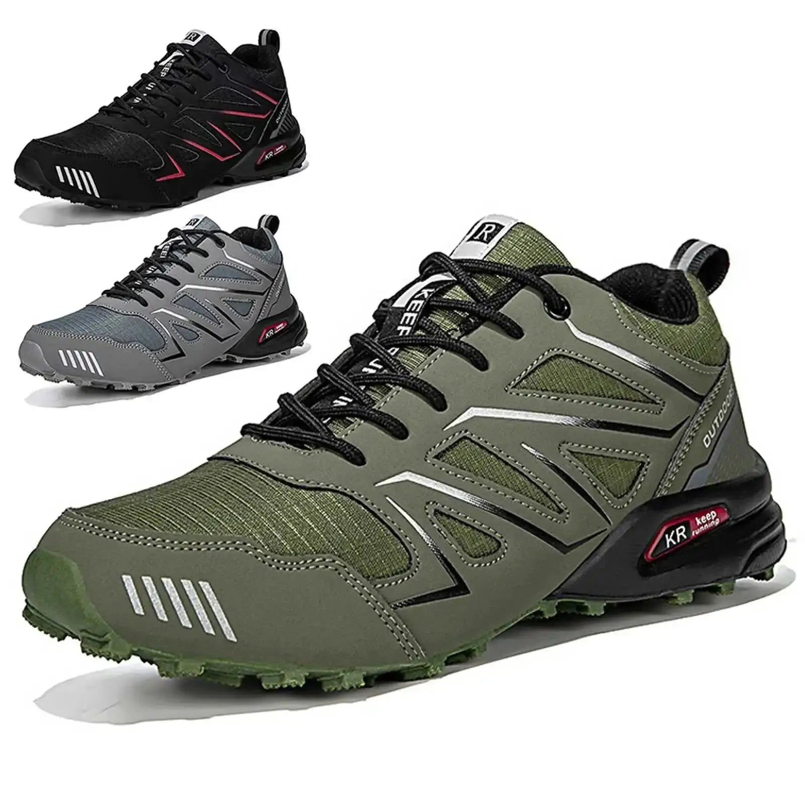 Waterproof Hiking Shoes For Men Outdoor Trekking Sneakers Mountain Climbing Camping Trainers Hunting Tactical Boots