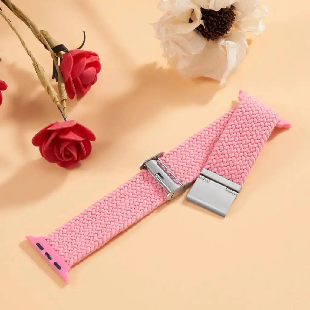 Strap For Apple watch band 46mm 45mm 44mm 49mm 40mm 41mm 42mm Braided loop correa bracelet iWatch series 10 8 9 7 5 2030
