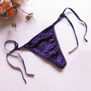 Silk Lace G String Thong Ultra Soft Elastic Lace Low Waist Comfort Perfect Seductive Fit