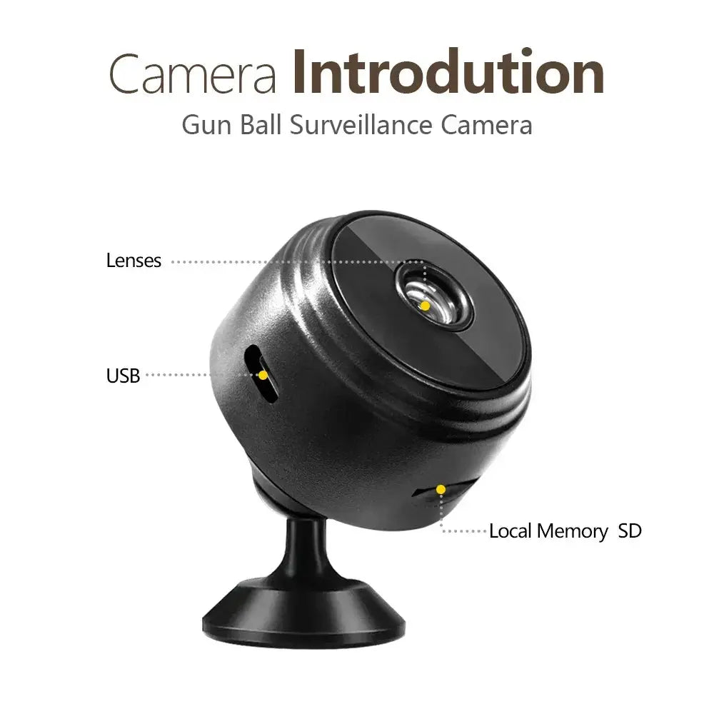 A9 WiFi Mini Camera 1080P Wireless Video Recorder For Smart Home Monitoring Infants And Pets