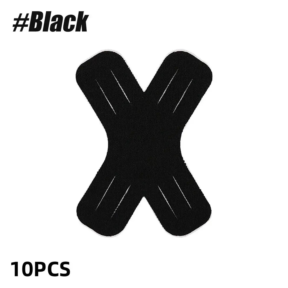 Simples Market 10pcs black elastic kinesiology tape strips for knee, shoulder and elbow