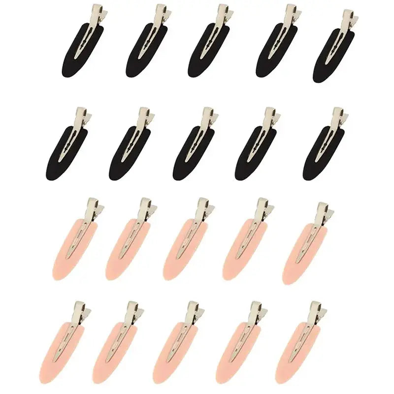 GlowStyle No Crease Hair Clips 10 Piece Set For Women And Girls Secure Hold Without Bending