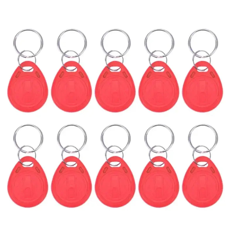 5YOA 10 Pack 125KHz RFID Keyfobs TK4100 EM4100 Proximity ReadOnly Door Entry Access Control Tokens