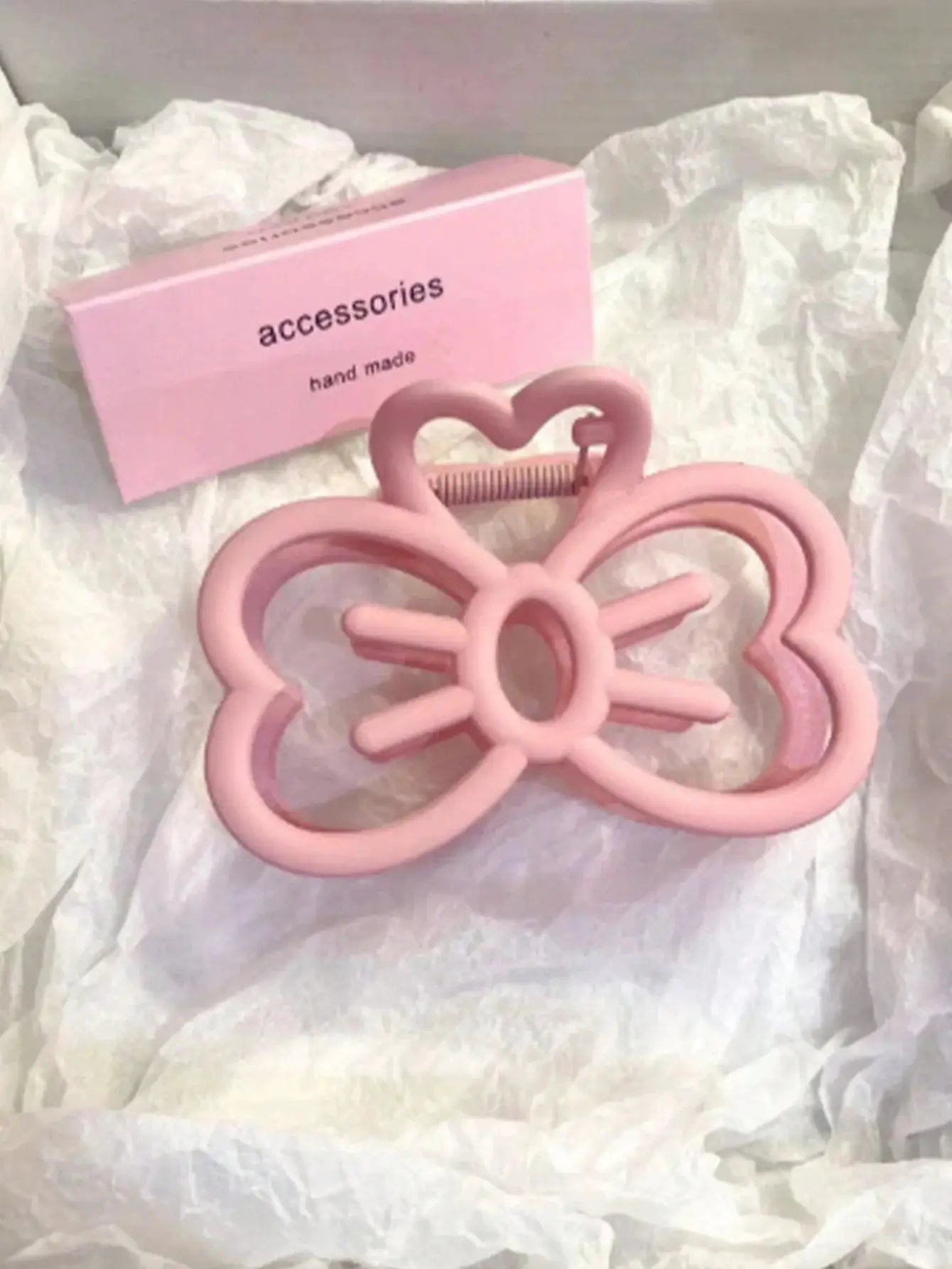CandyCat Cat Bow Hair Clip Crab Hair Clip Plastic Claw Clip Candy Color Secure Hold For Girls And Women