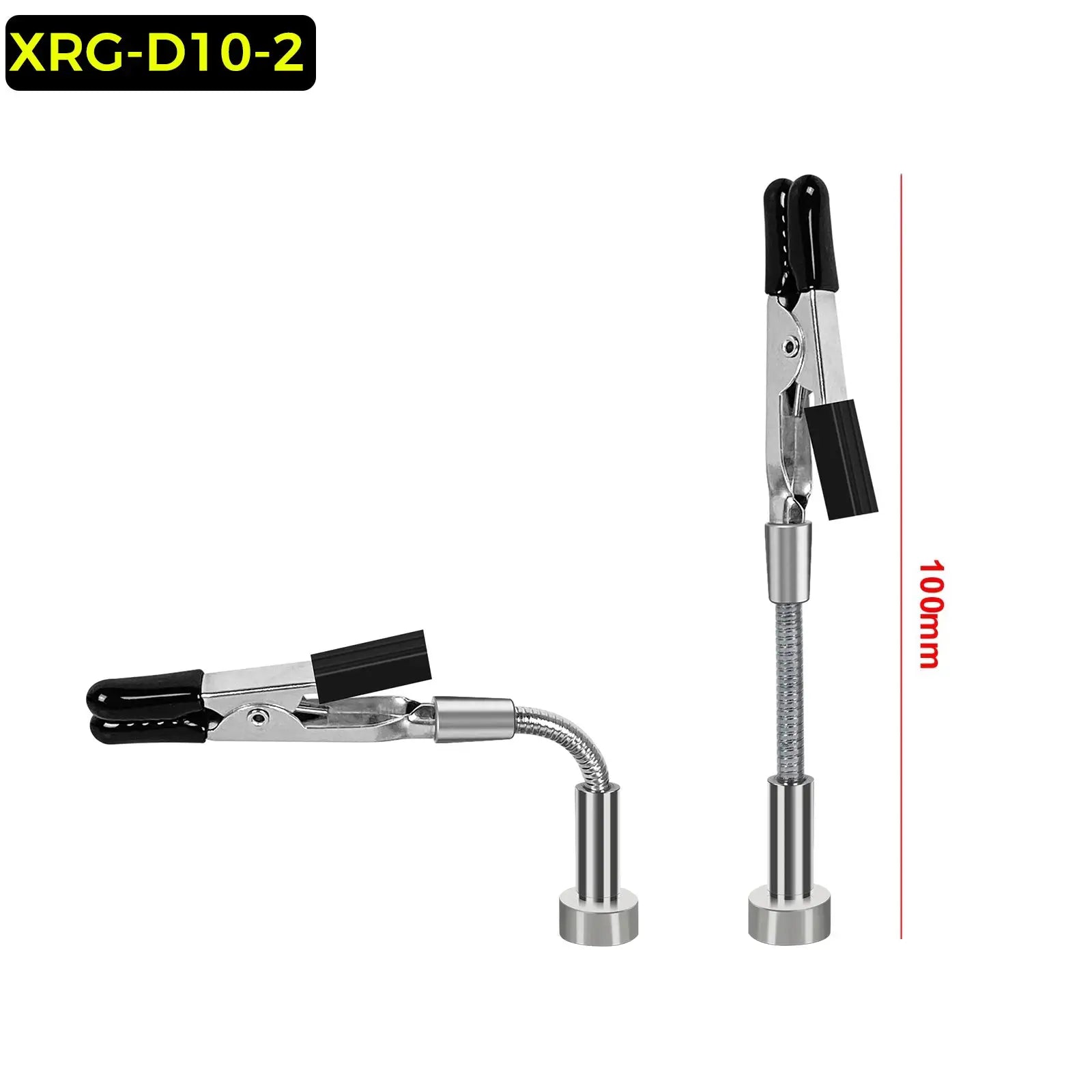 NEWACALOX Soldering Helping Hands Four Magnetic Flexible Arm Welding Assistant PCB Clamp Third Hand Repair Tools