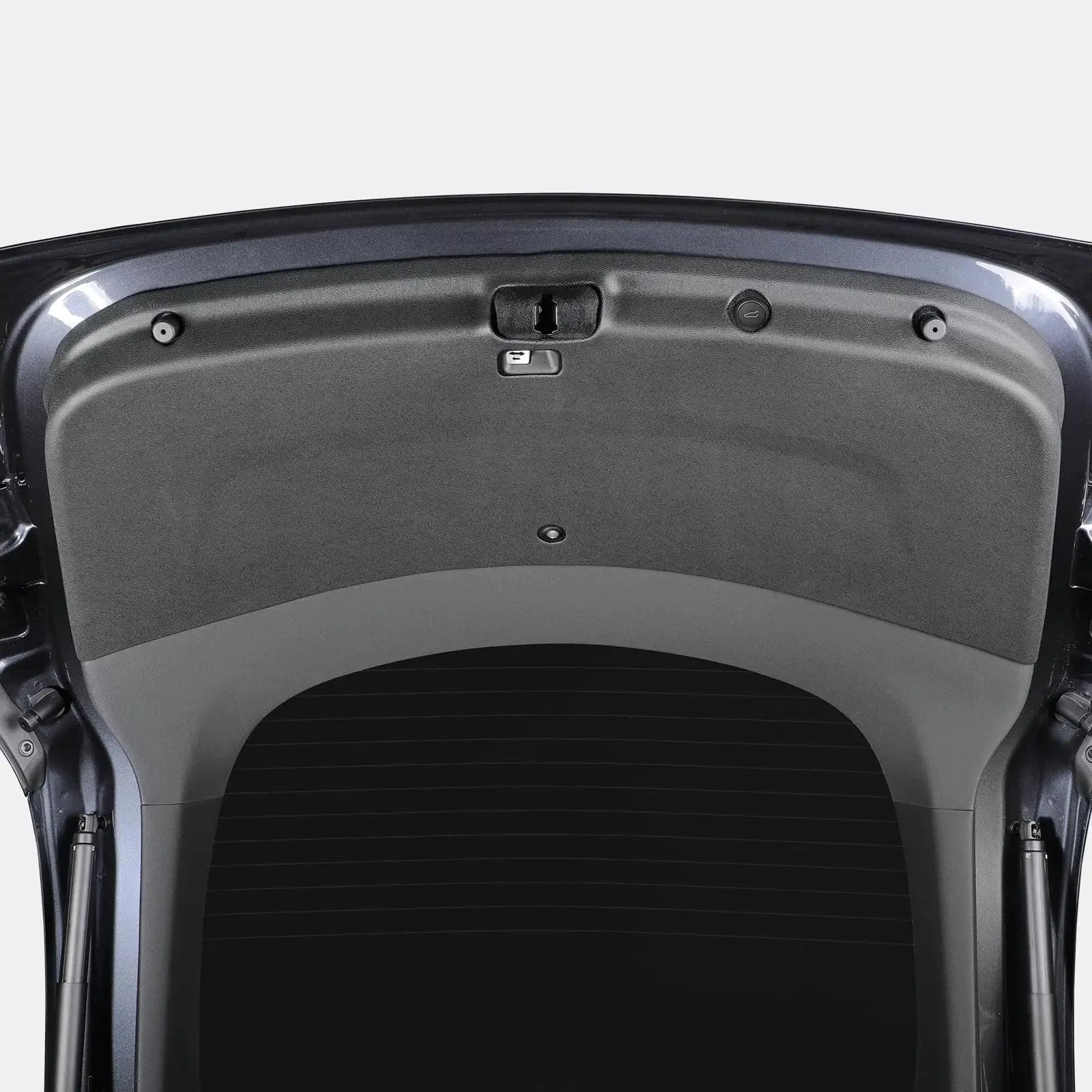 Trunk mat for Tesla Model Y, gray fabric protective cargo liner