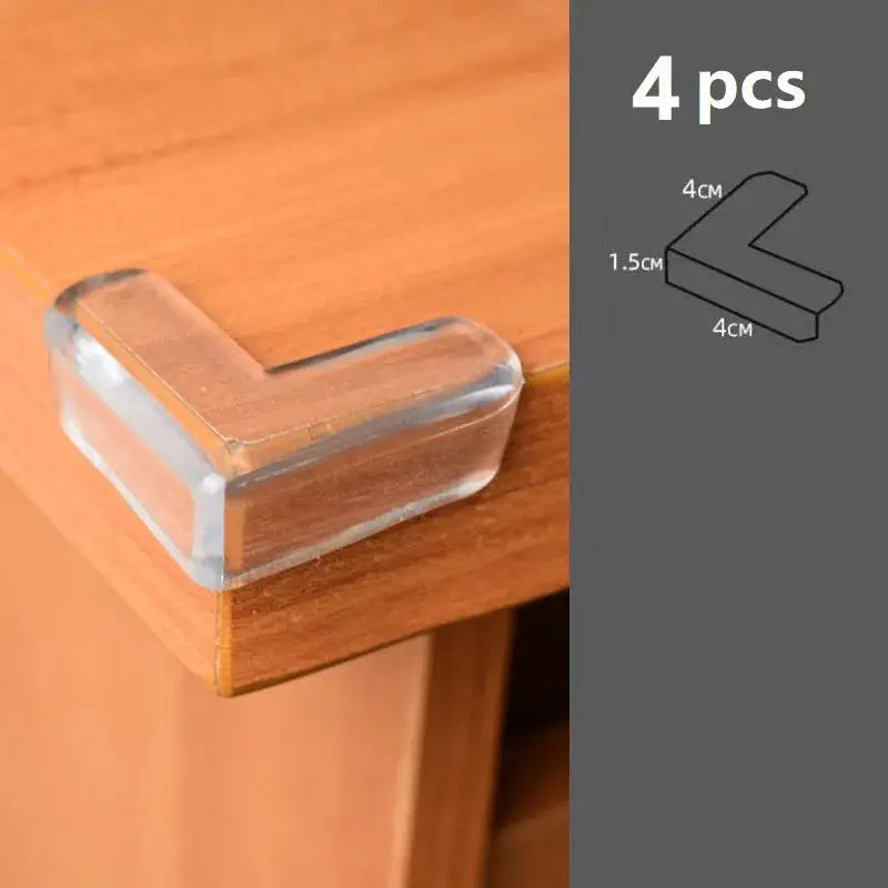 4 Pieces And 10 Pieces Children Baby Safety Silicone Corner Edge Protectors Anticollision Table Guards