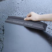 Silicone blade squeegee for car care; black handheld window drying tool by Simples Market